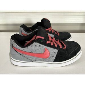Nike Ruckus Low JR G Gray Pink Black Kid's Shoes Size 6.5Y-Youth Girls Laces